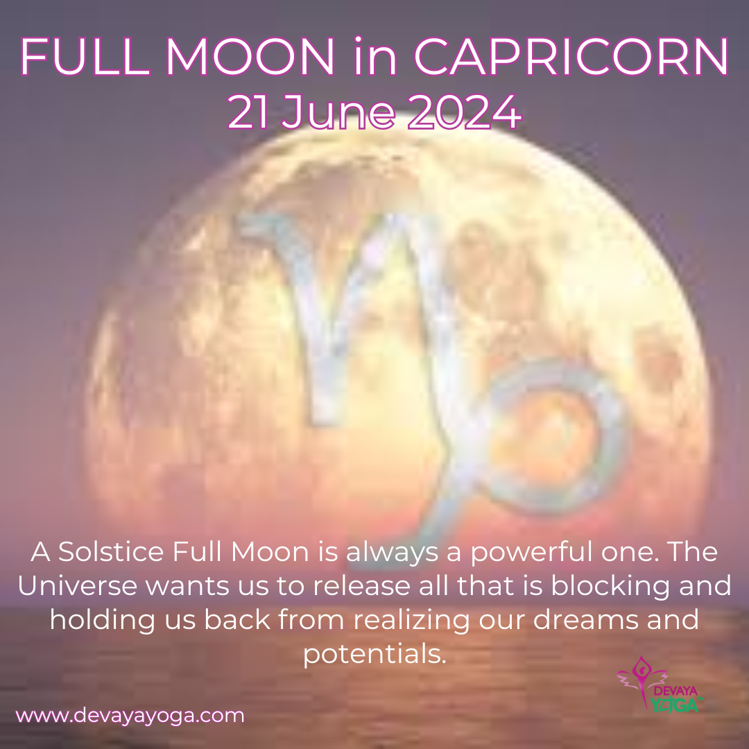 FULL MOON in CAPRICORN 21 June 2024 Summer Solstice