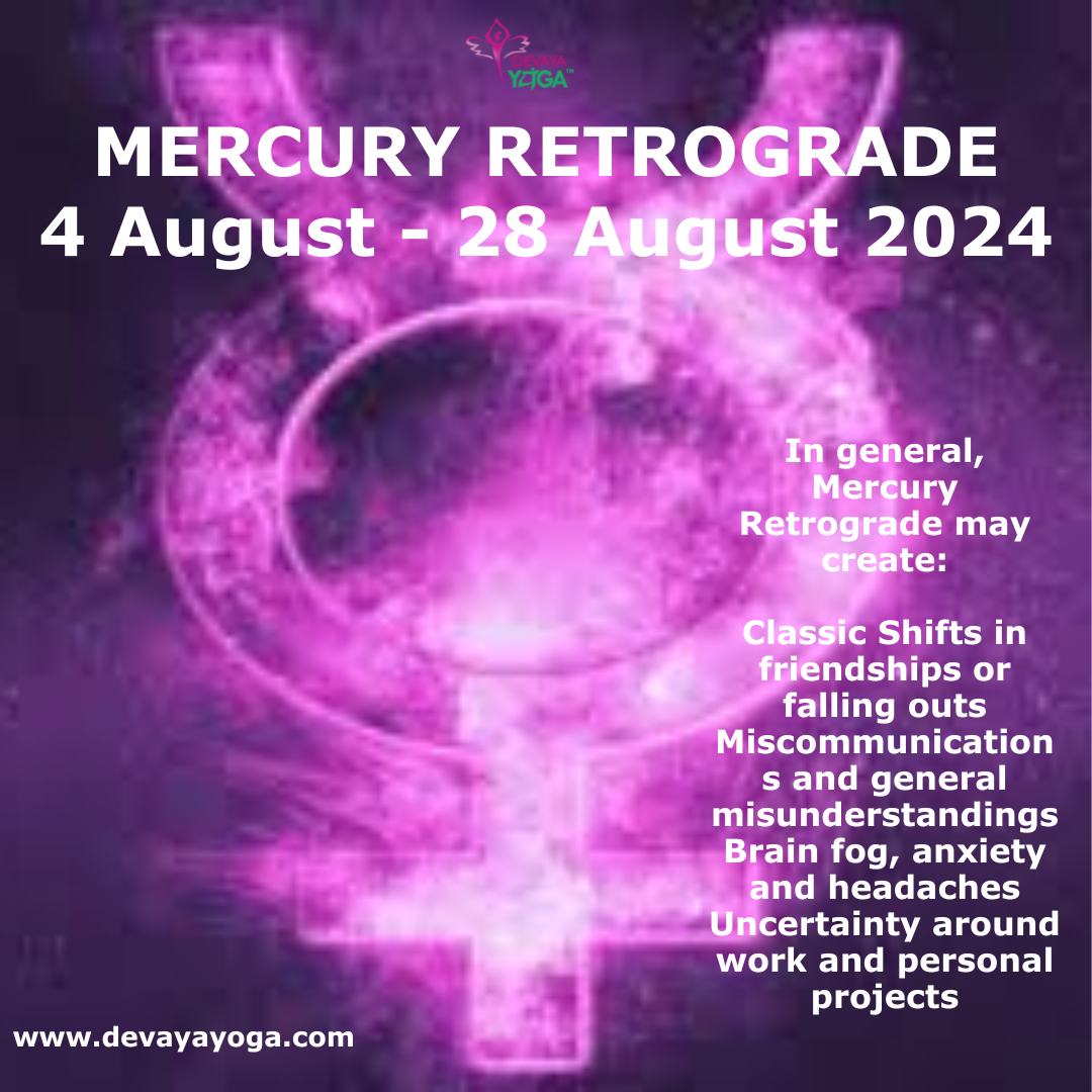 MERCURY RETROGRADE 4 August – 28 August