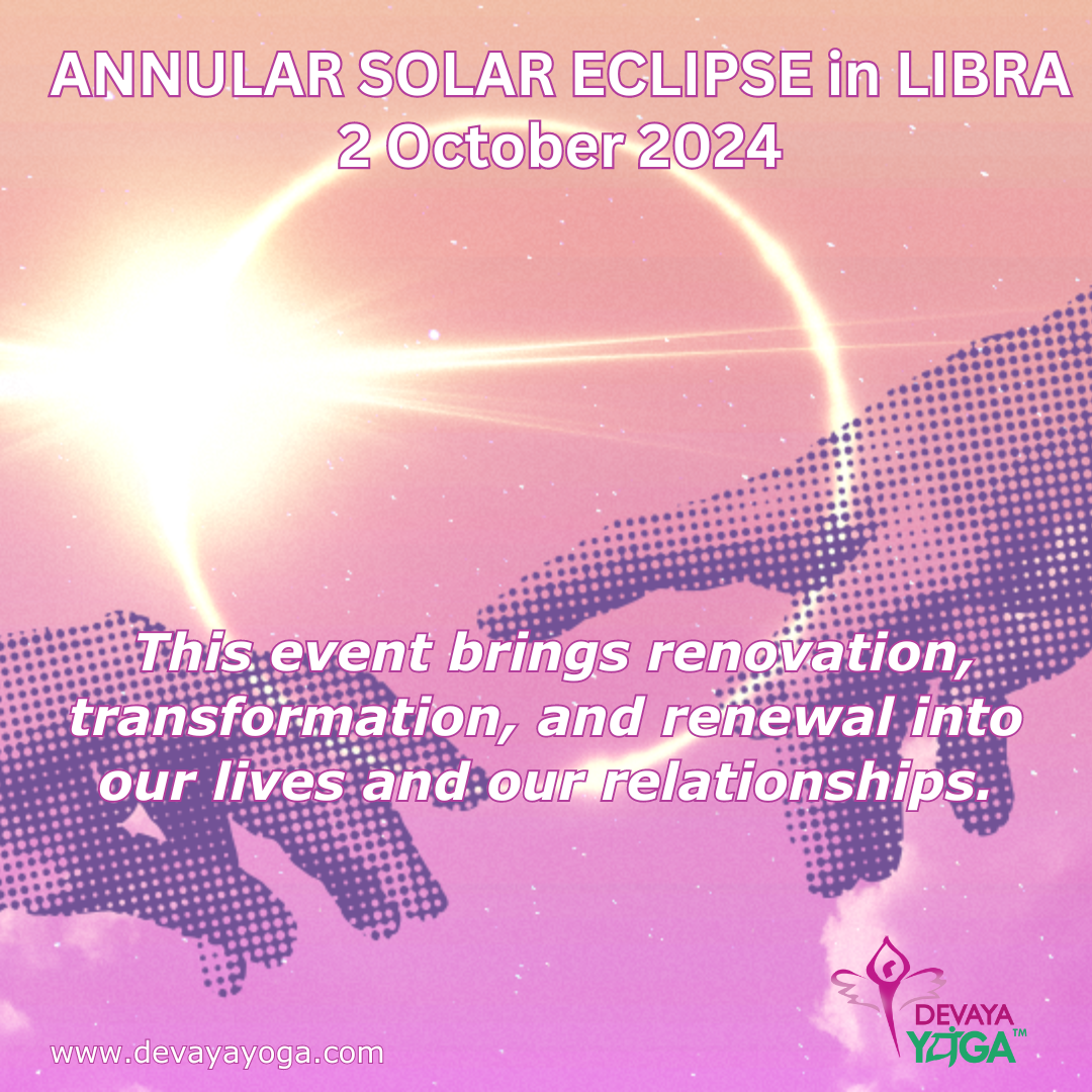 NEW MOON ANNULAR SOLAR ECLICPSE in LIBRA