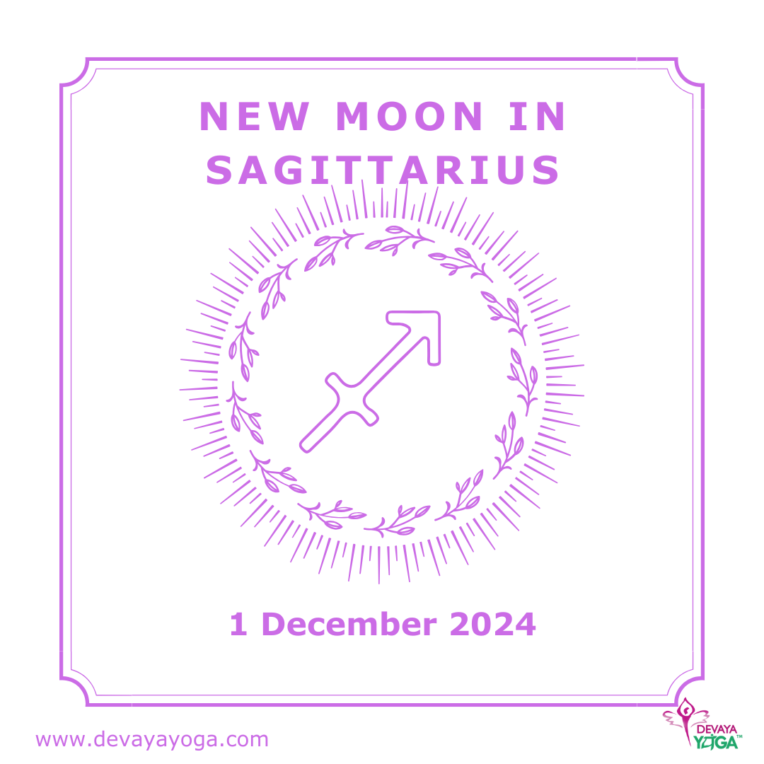 NEW MOON in SAGITTARIUS  1 December, 2024