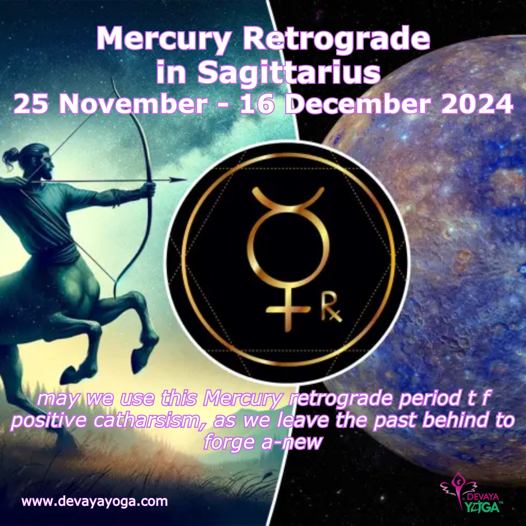 MERCURY RETROGRADE in SAGITTARIUS 25 November – 15 December 2024