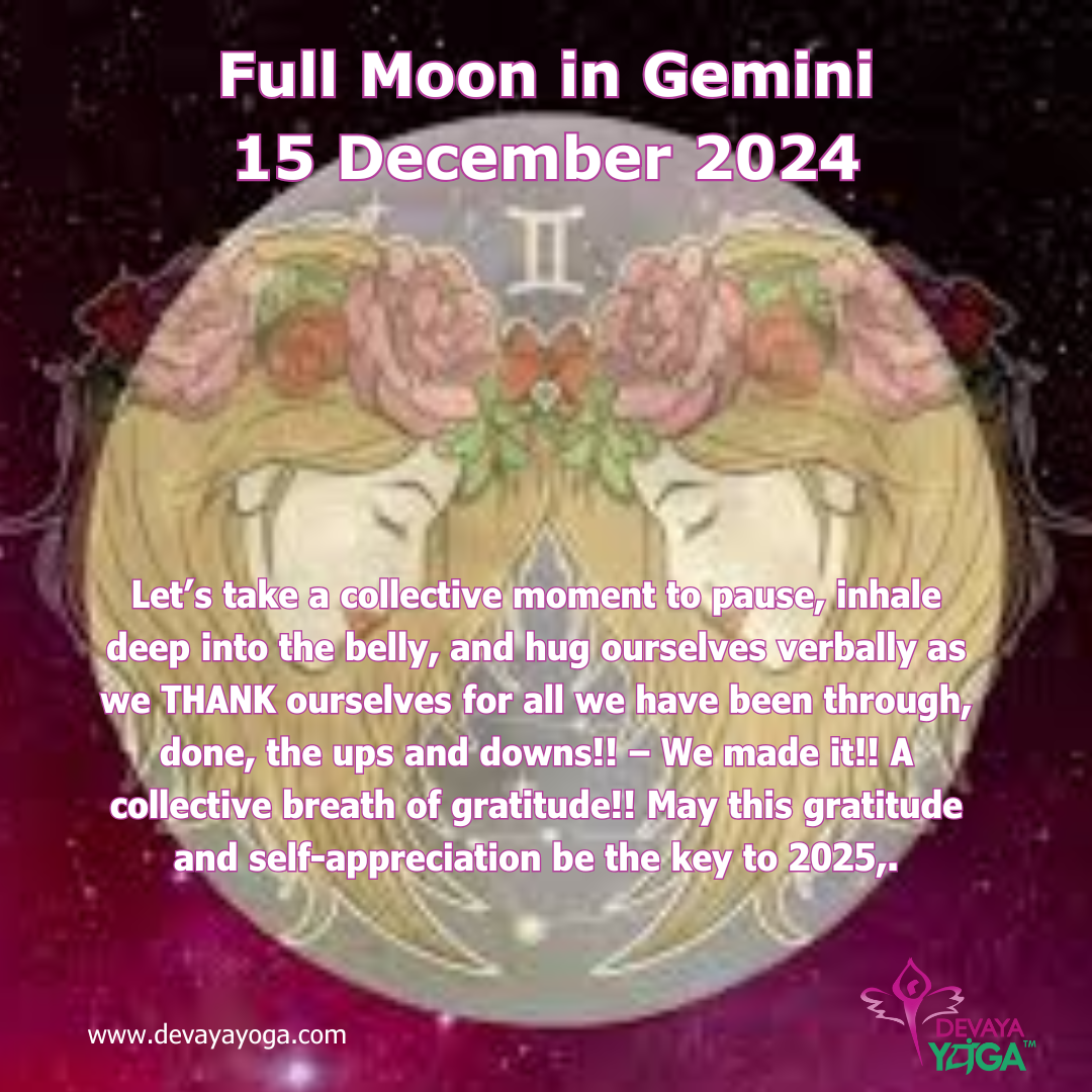 FULL MOON in GEMINI 15 December 2024