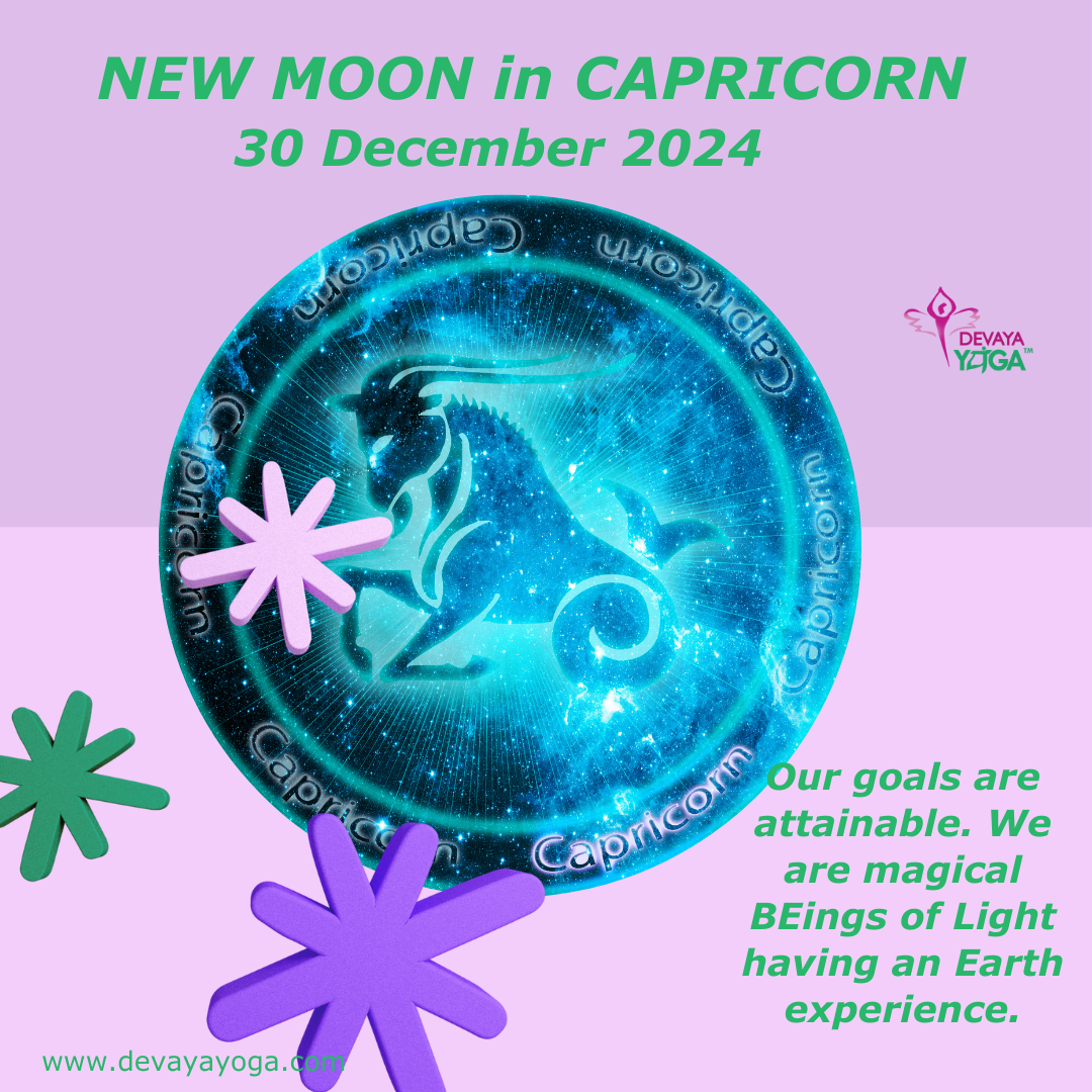 NEW MOON in CAPRICORN 30 December 2024